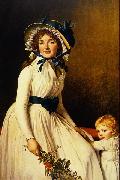 Jacques-Louis David, Portrait of Madame Seriziat and her son